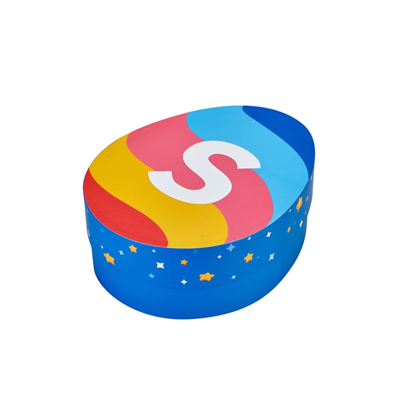 Ei-förmige Geschenkbox