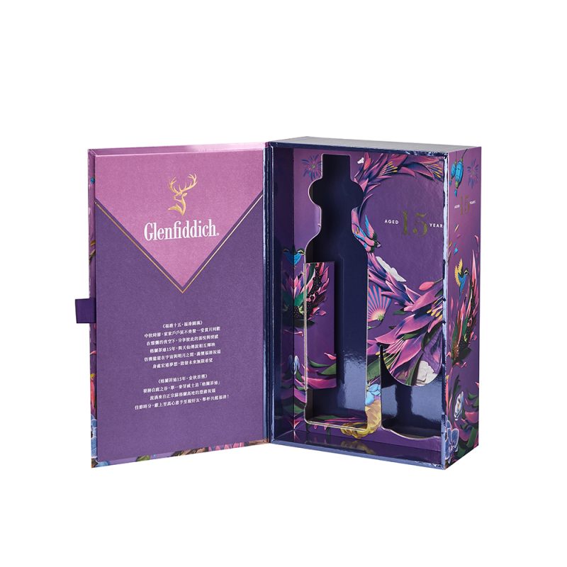 Whiskyschachtel einer Luxusmarke