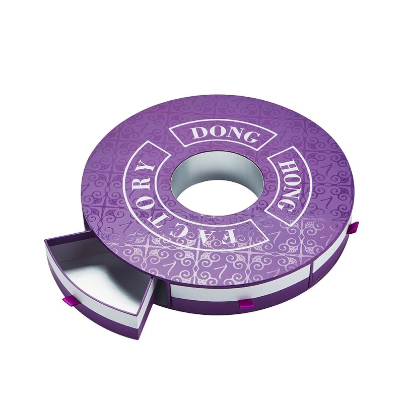 Schubladenbox in Donut-Form für Modeartikel