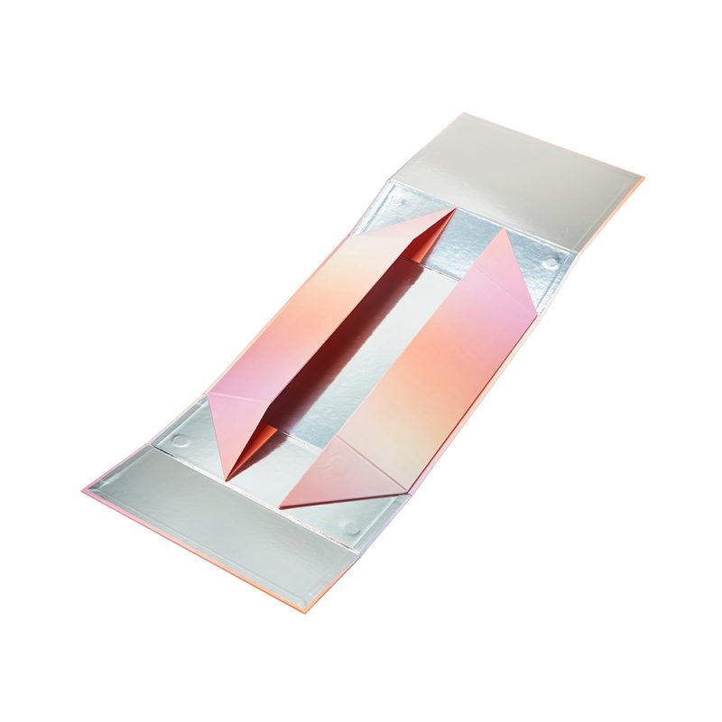 Flach zusammenfaltbare Box für Modekleidung