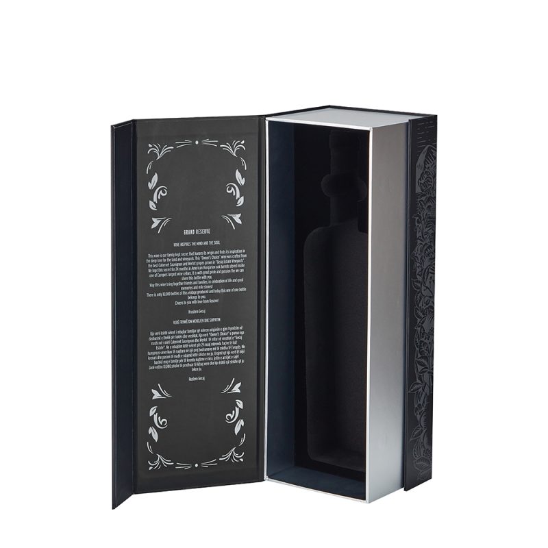 Luxuriöse sechseckige Whisky-Verpackungsbox