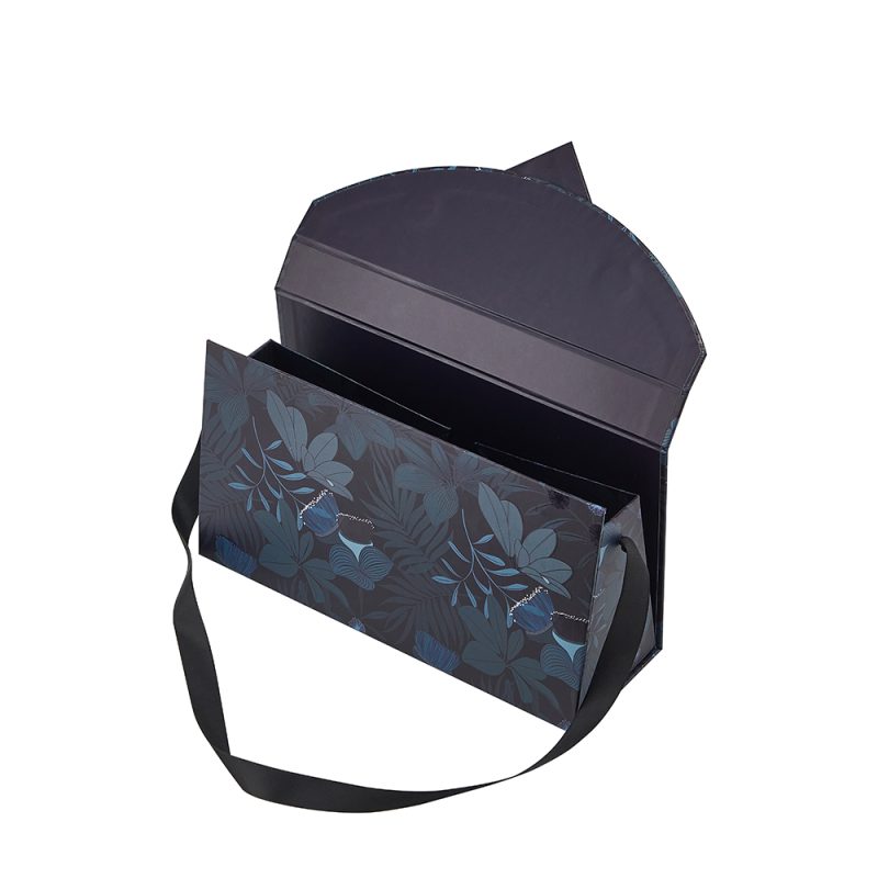 Verpackungsbox im Handtaschenstil