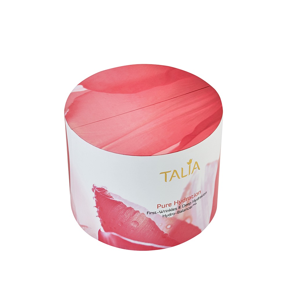 Runde Stabile Luxus-Kosmetikbox