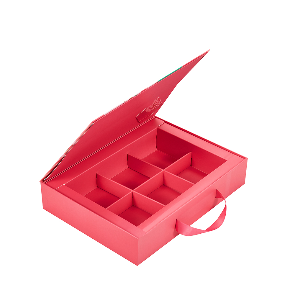 Maßgeschneiderte Schokoladenbox mit Magnetverschlussdeckel