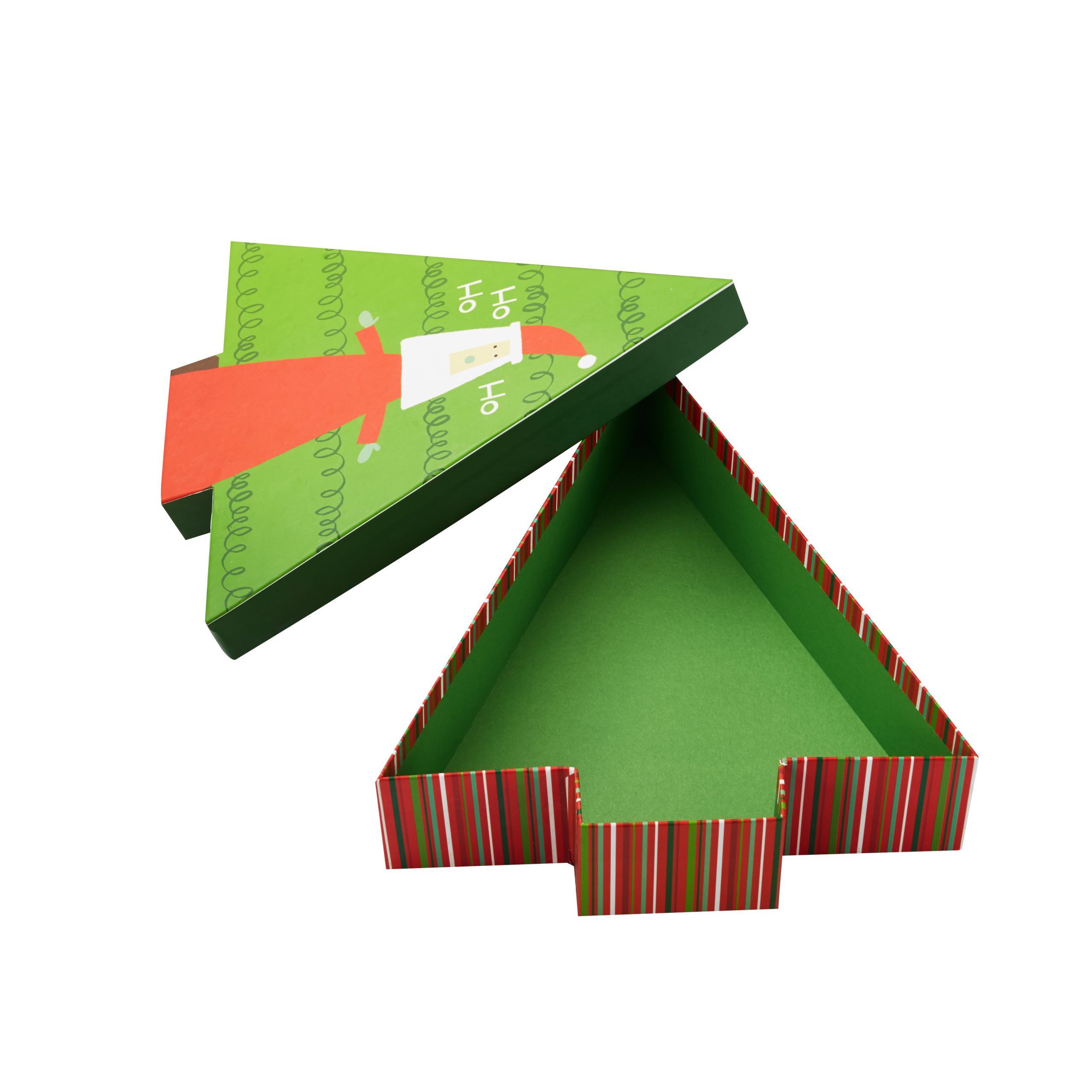 Weihnachtsbaumförmige Papier-Geschenkverpackungsbox